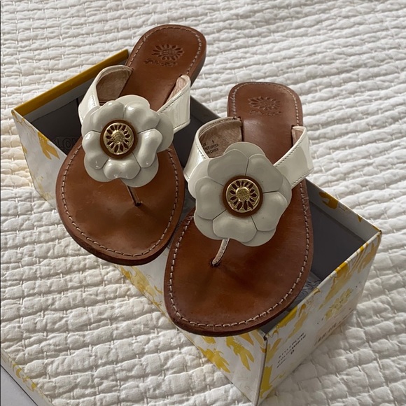 yellow box flip flops dillards